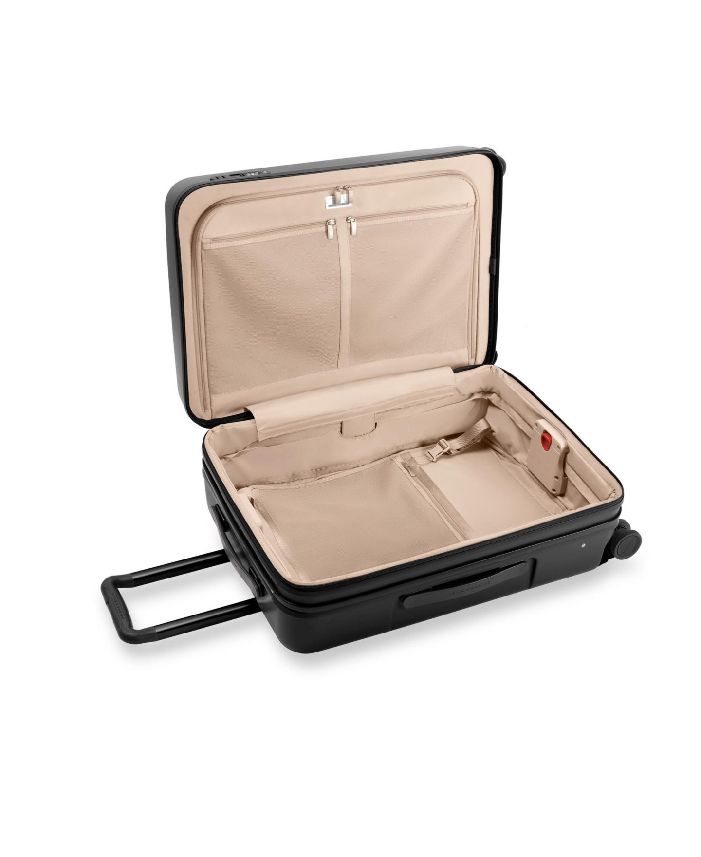 Чемодан Briggs & Riley Sympatico 3.0 Medium Expandable Spinner, цвет: Чёрный — фото 2