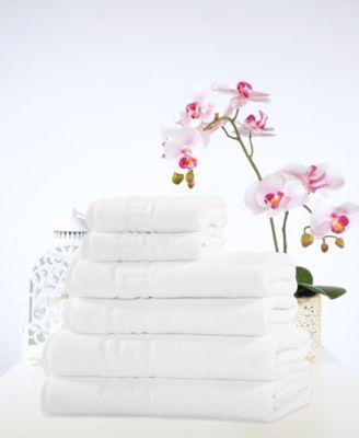Milos Greek Key 100% Turkish Cotton 6-Pc. Bath Towel Sets