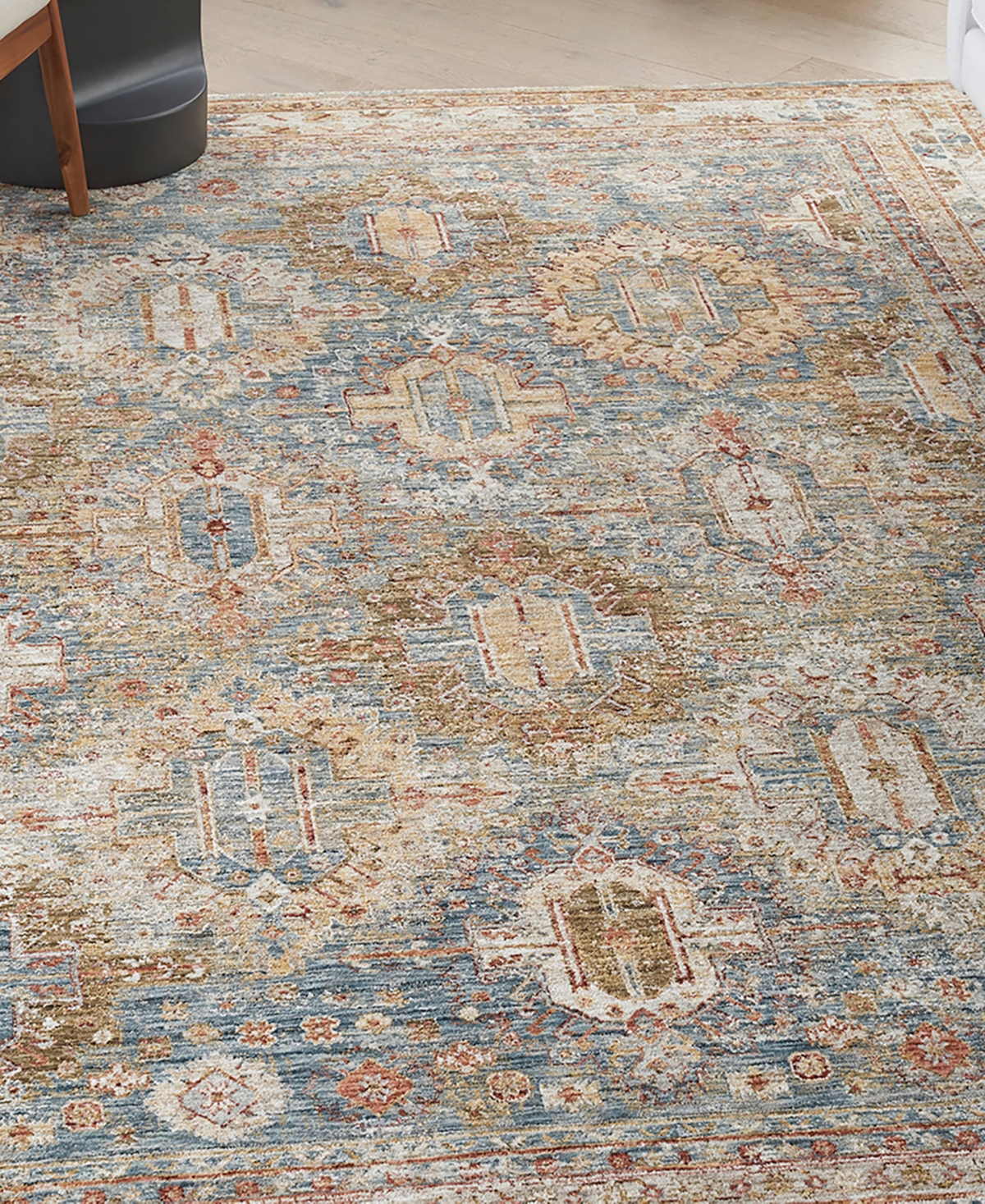 Km Home Sahar Shr01 7'10 X 10'4 Area Rug In Blue