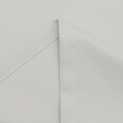 Hotel Living 2 Pack 100% Blackout Grommet Top Ivory Beige Curtain Panels