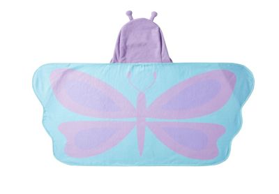 Juvi Butterfly Themed Fabric Shower Curtain Bathroom Set, 5-Pc.