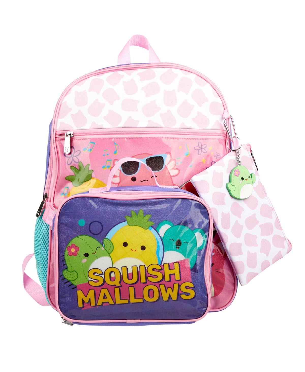 SQUISHMALLOWS GIRL'S 5 P C BACKPACK SET 