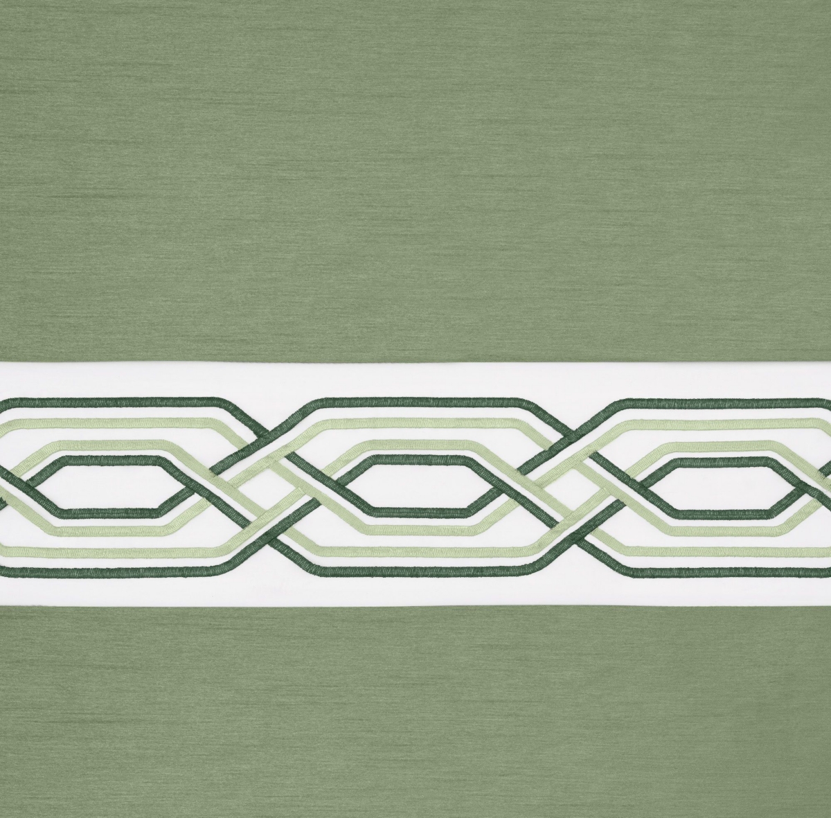 Kate Aurora Pacifico Complete 3 Piece Rod Pocket Embroidered Tier & Valance Kitchen Curtain Set
