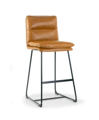 30" Aulani Iron, Polyester Barstool, Set of 2