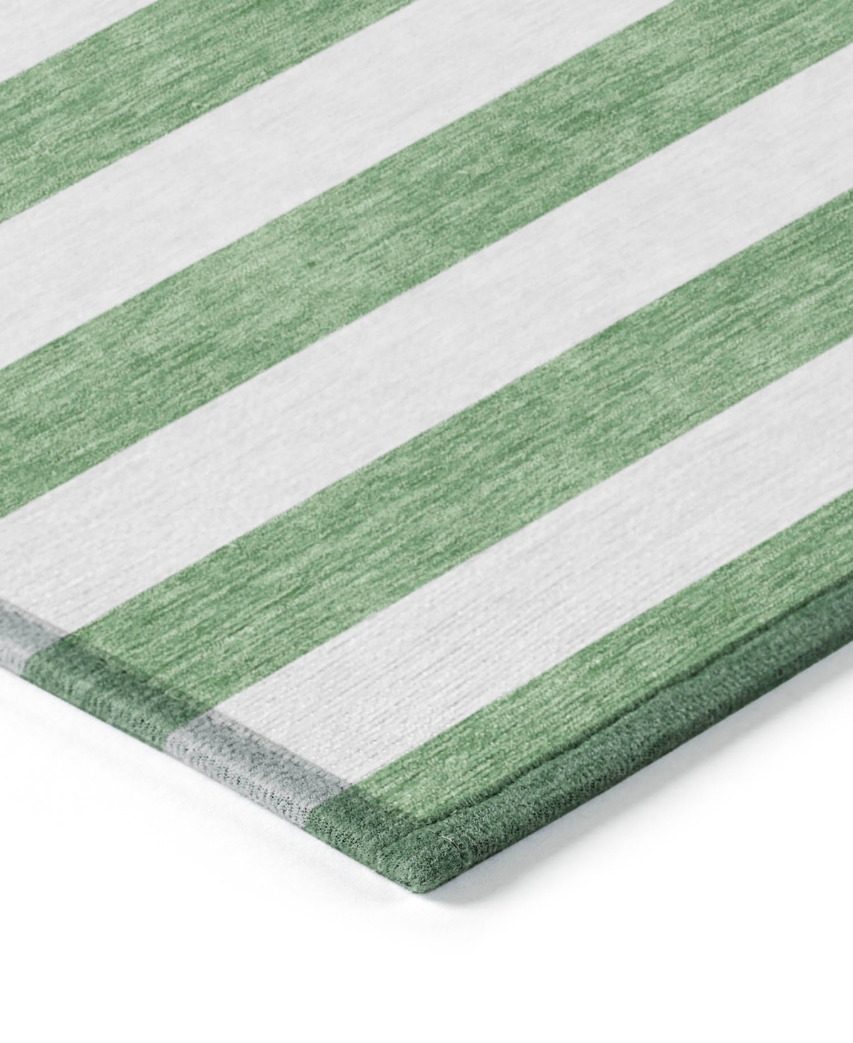 Addison Chantille Machine Washable Acn528 5'x7'6 Area Rug In Green