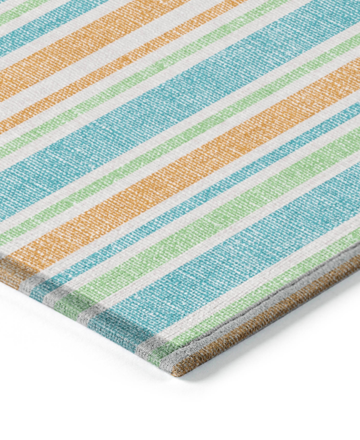 Addison Chantille Machine Washable Acn531 2'3x7'6 Runner Area Rug In Ocean