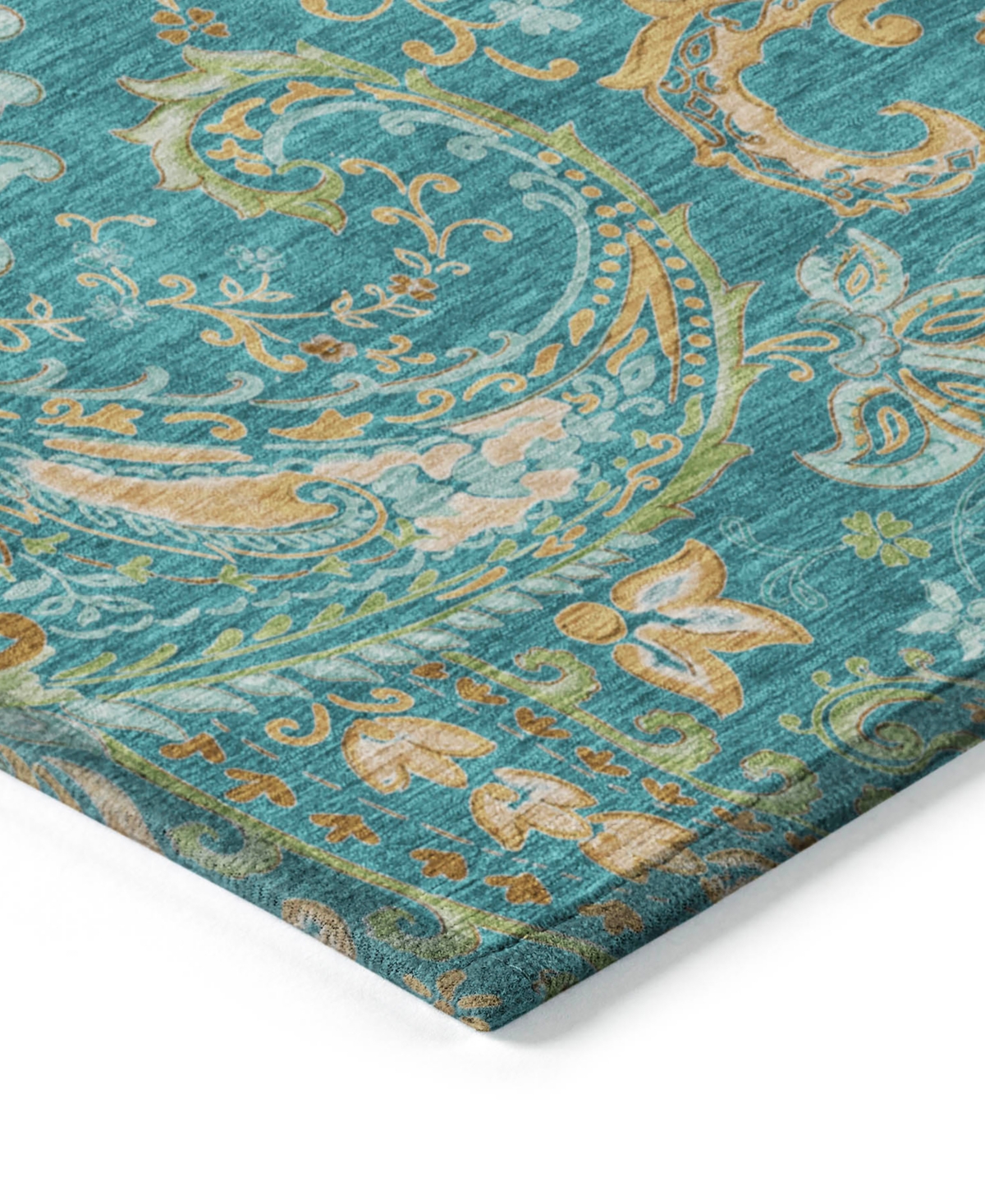 Addison Chantille Machine Washable Acn533 3'x5' Area Rug In Ocean