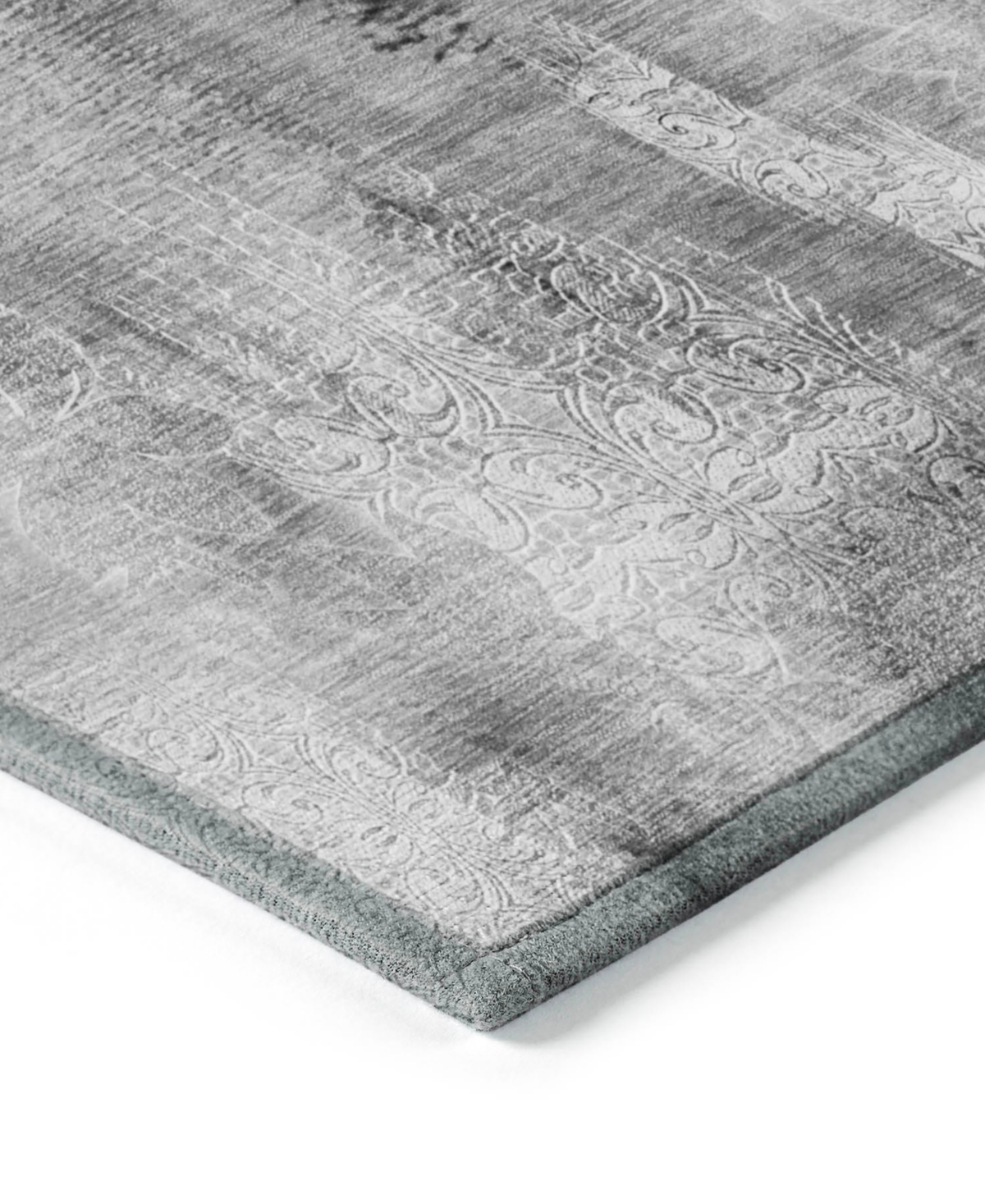 Shop Addison Chantille Machine Washable Acn537 10'x14' Area Rug In Gray