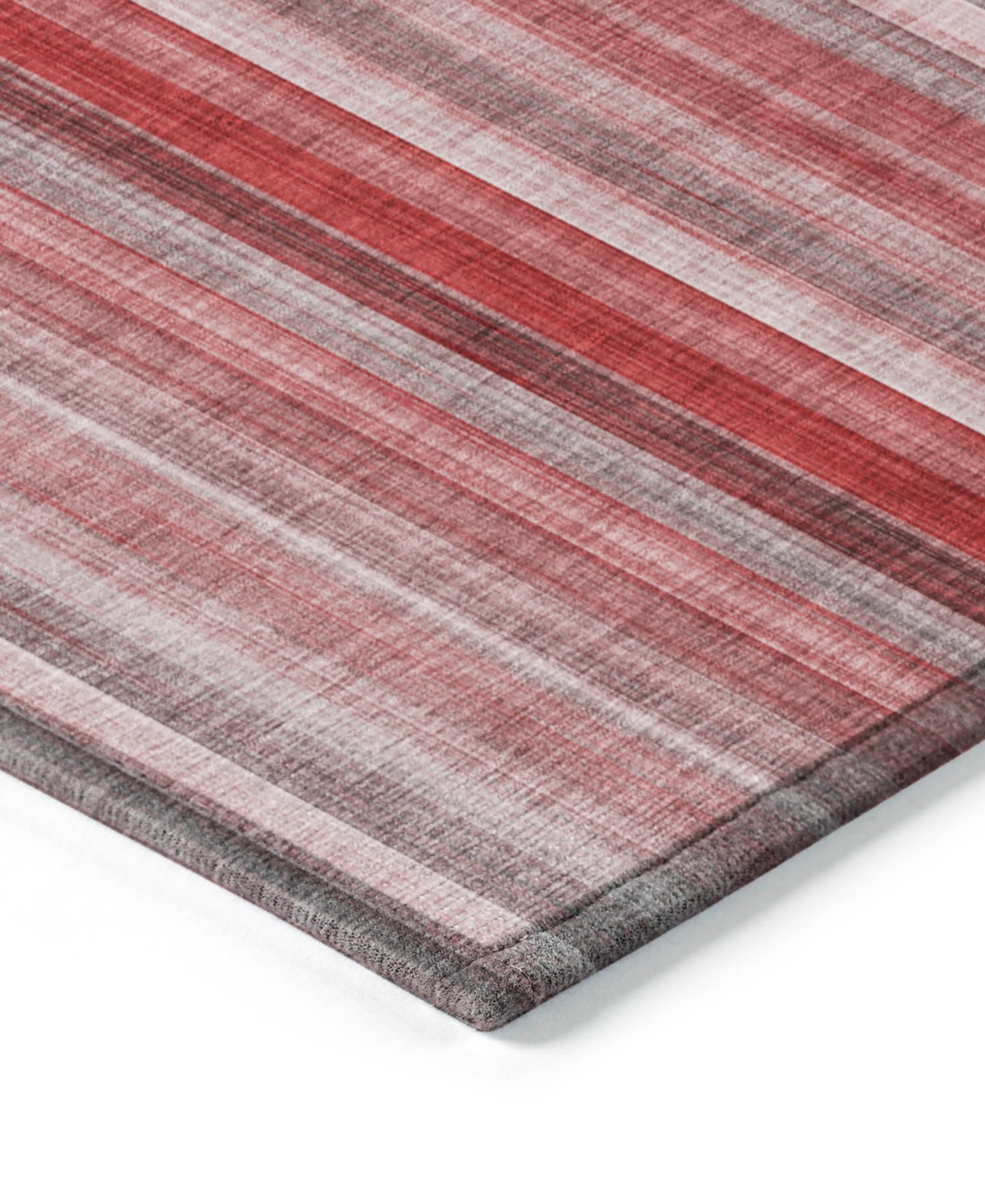 Addison Chantille Machine Washable Acn543 2'6x3'10 Area Rug In Red