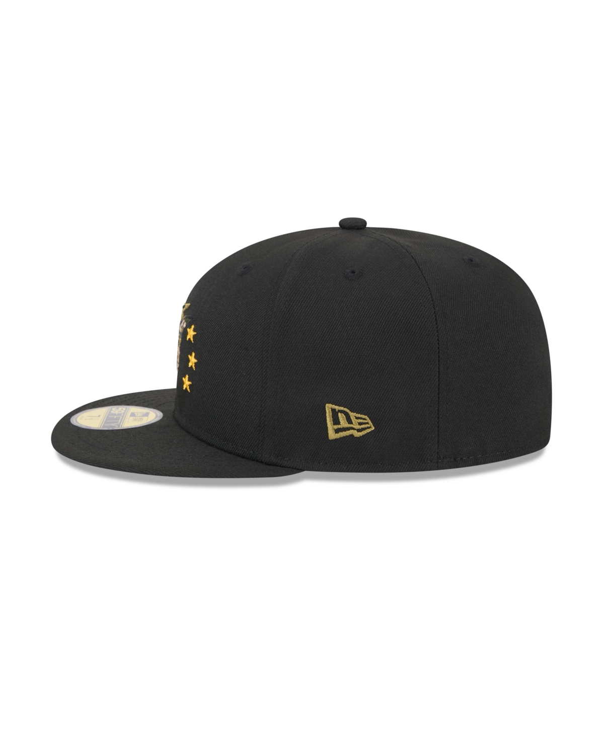 New Era Men'sMiami Marlins 2024 Armed Forces Day On-Field 59FIFTY Fitted Hat - Black