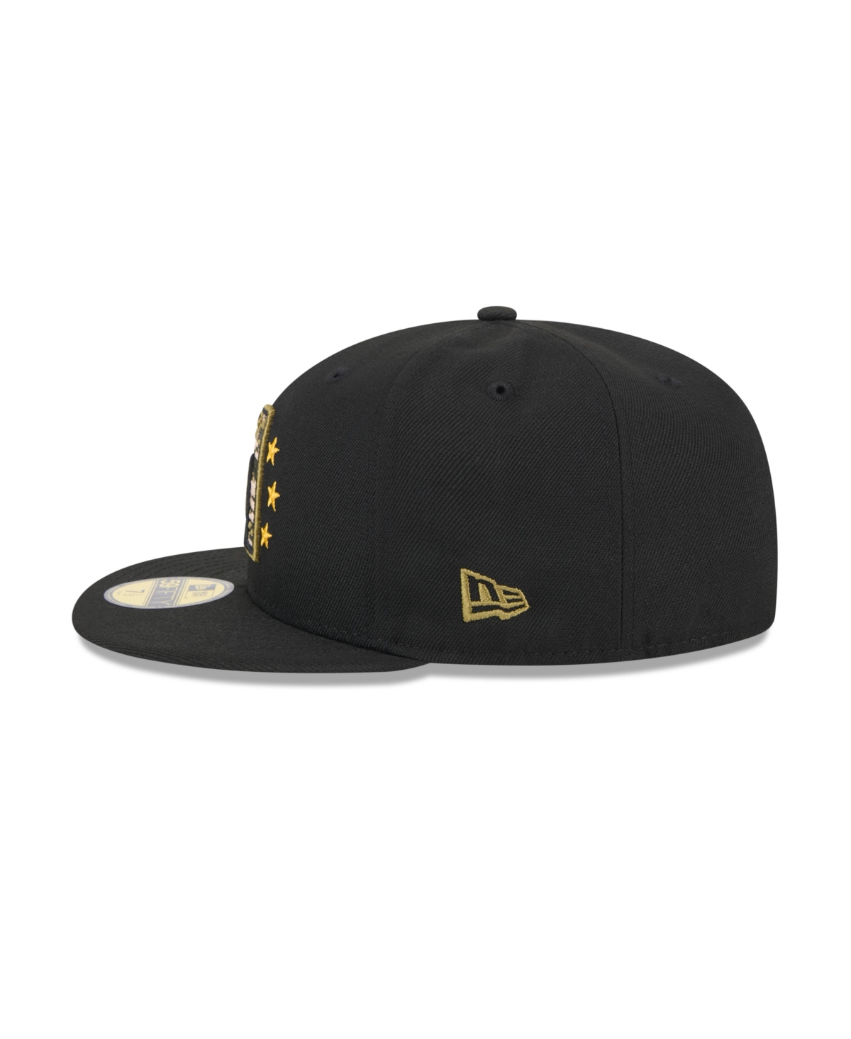 New Era Men's Black Arizona Diamondbacks 2024 Armed Forces Day On-field 59fifty Fitted Hat In Black