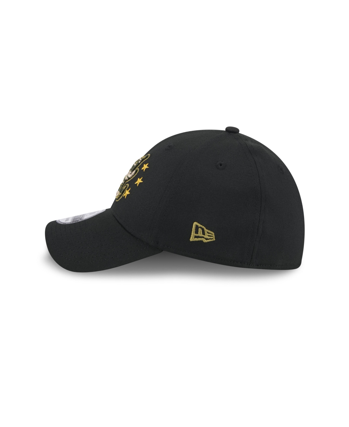 Shop New Era Men's Black Atlanta Braves 2024 Armed Forces Day 39thirty Flex Hat