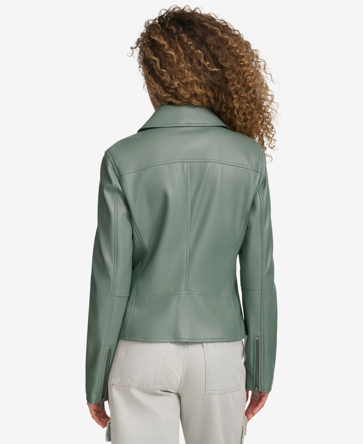Levi's Women's Faux Leather Laydown Collar Jacket In Black