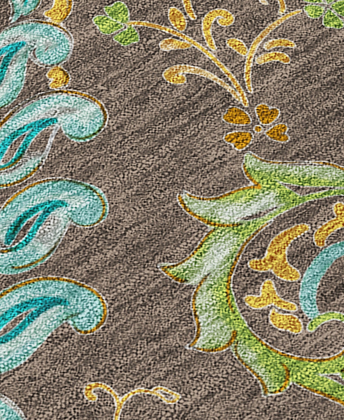 Addison Chantille Machine Washable Acn533 2'3x7'6 Runner Area Rug In Chocolate