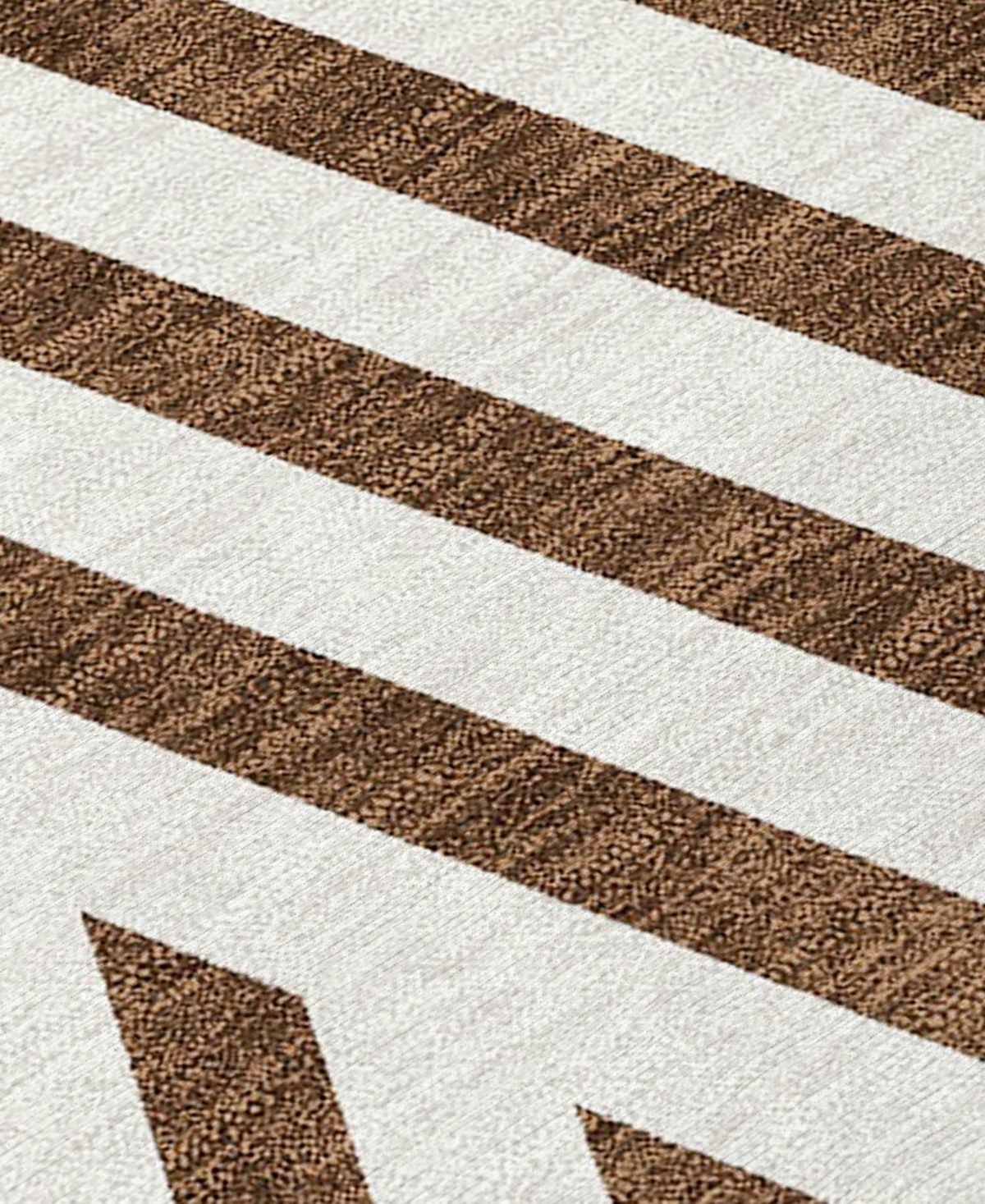 Addison Chantille Machine Washable Acn550 3'x5' Area Rug In Brown