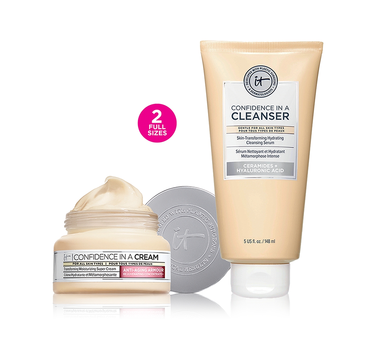 Shop It Cosmetics 2-pc. Cleanse & Hydrate Set In No Color