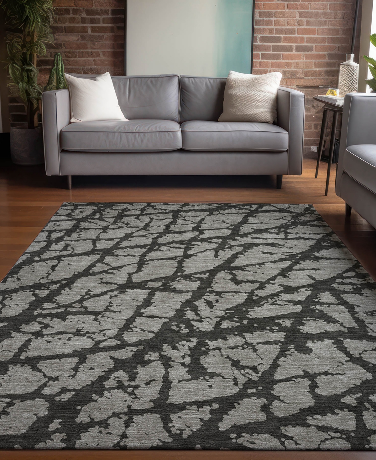Shop Addison Chantille Machine Washable Acn501 10'x14' Area Rug In Gray