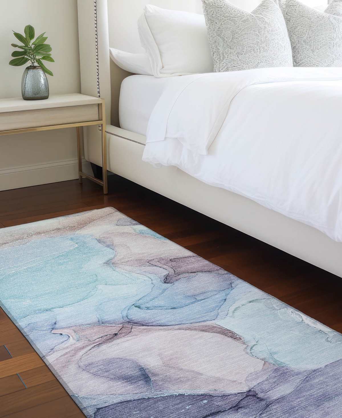 Addison Chantille Machine Washable Acn504 2'3x7'6 Runner Area Rug In Navy