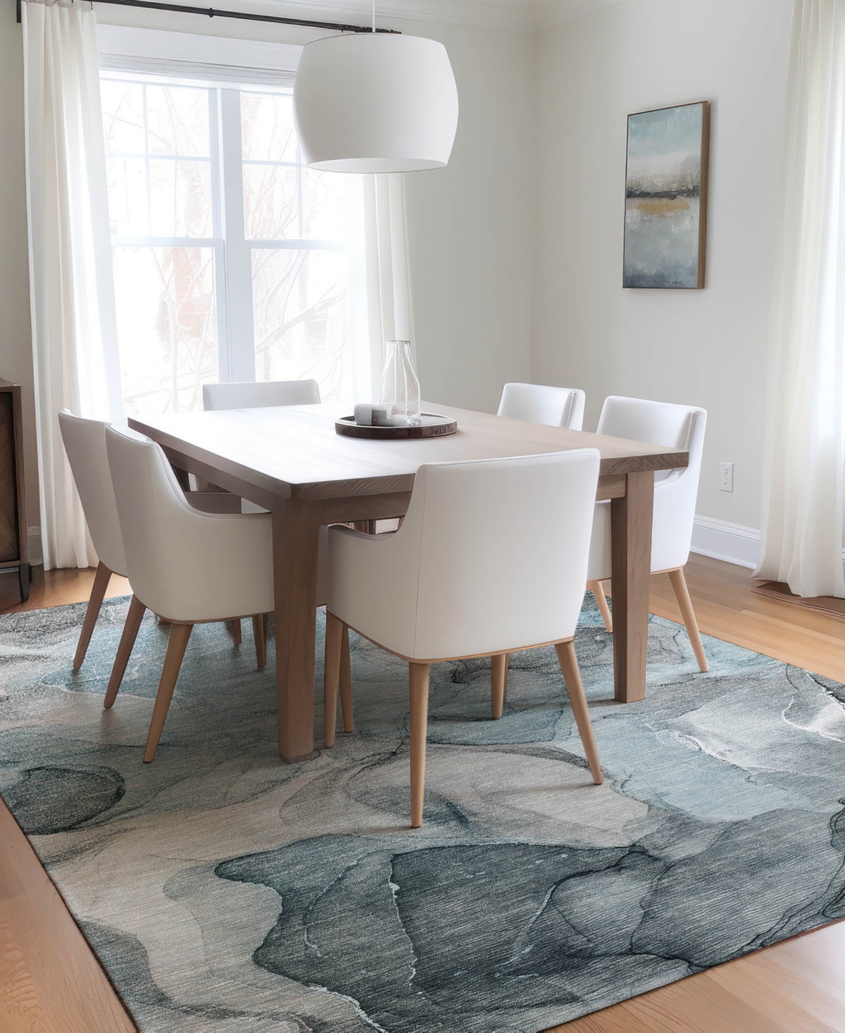 Addison Chantille Machine Washable Acn504 8'x10' Area Rug In Ocean