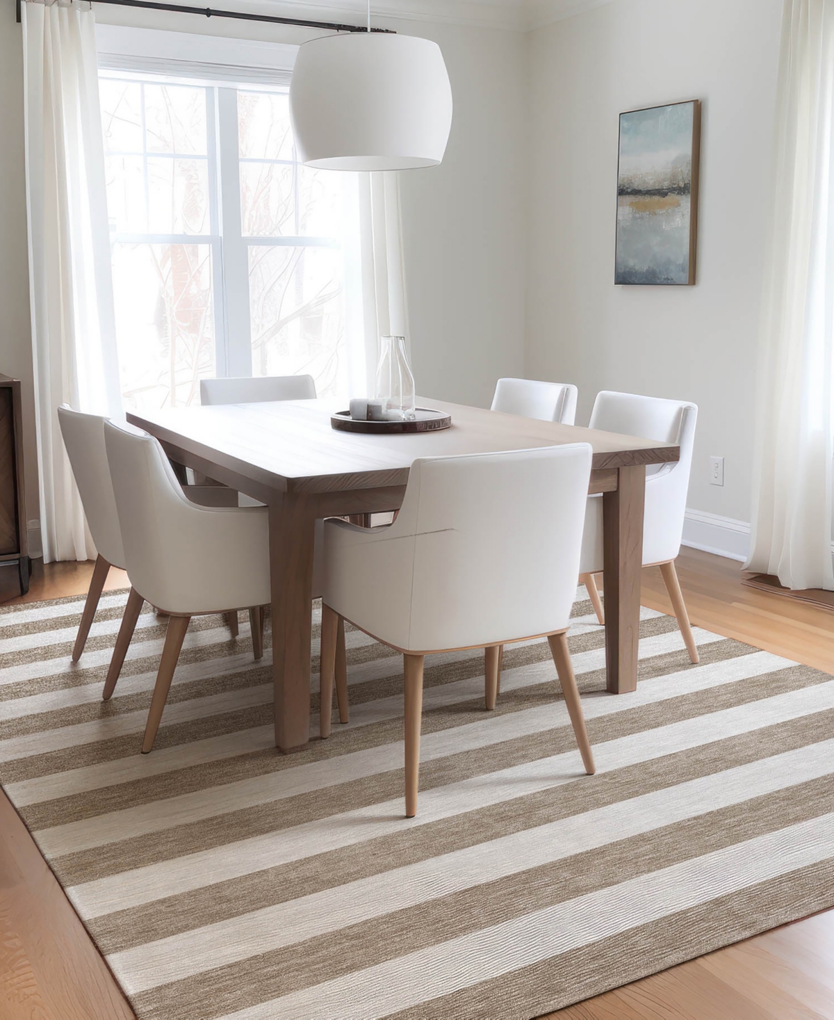 Addison Chantille Machine Washable Acn528 3'x5' Area Rug In Taupe