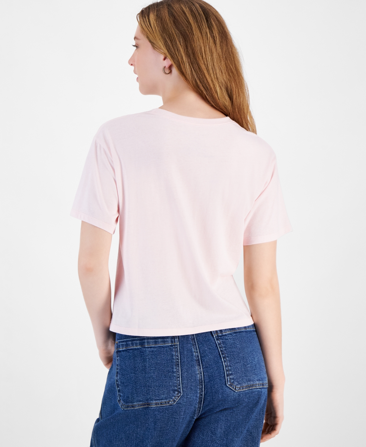 Juniors' Mean Girls On Wednesdays We WearCotton Tee - Pink
