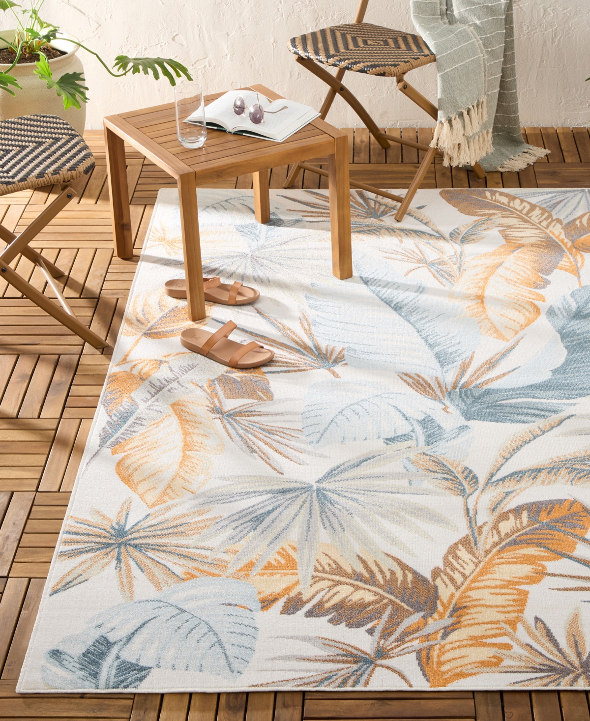 Shop Tommy Bahama Abaco Outdoor 25636 7'10x10'2 Area Rug In Ivory