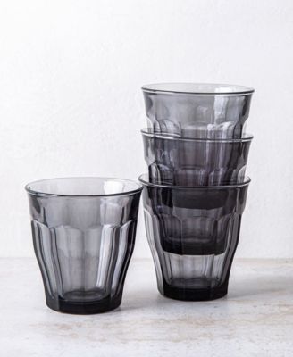 Picardie Grey Tumbler -&nbsp;8 3/8 Oz.- Set Of 6
