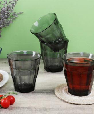 Picardie Grey Tumbler -&nbsp;10 3/8 Oz. - Set Of 6