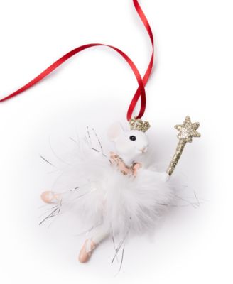 Ballet Mouse in Tinsel Skirt Ornament, Exclusively at Macy's