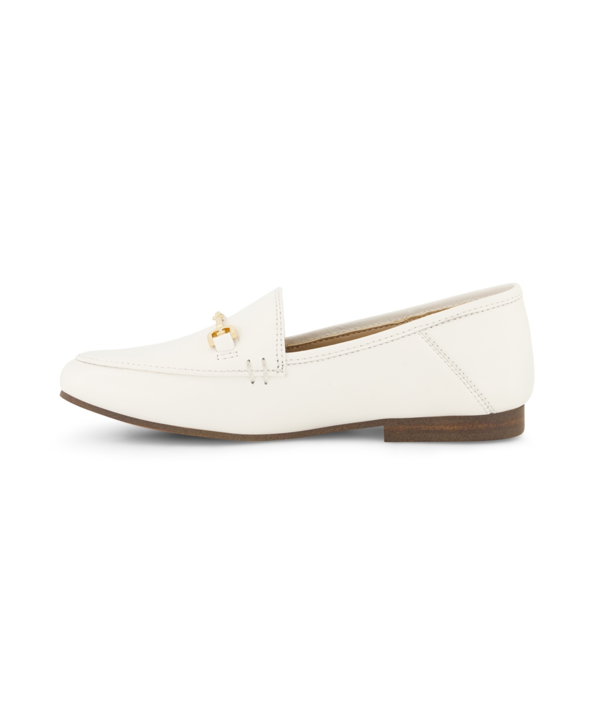 Sam Edelman Little And Big Girls Leo Loraine Metallic Logo Loafer In White