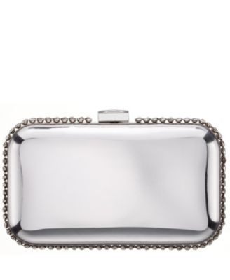 Metallic Minaudiere with Cystal Adorned Edge