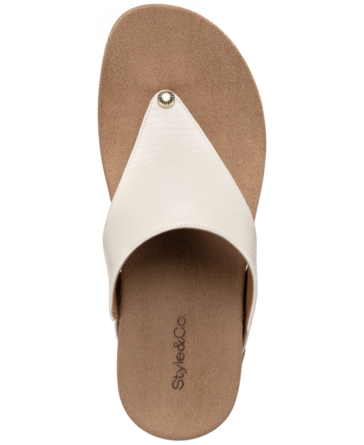 Style & Co Women's Riioo Thong Flat Sandals, Created for Macy's