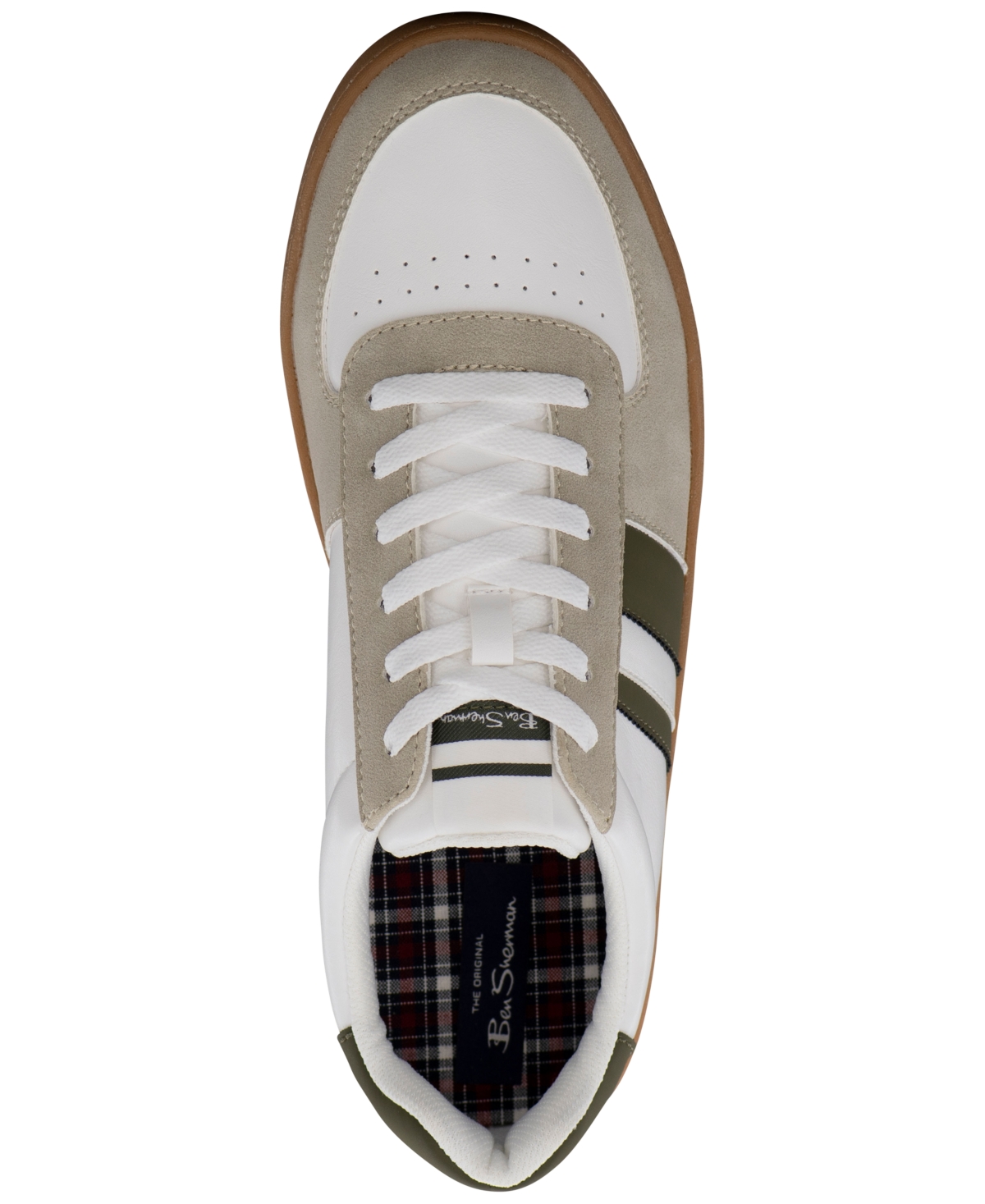 Ben Sherman Men's Hyde Low Casual Sneakers from Finish Line -Olive
