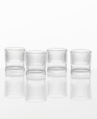 NoHo Double Old-Fashioned 9.85-oz. Glasses, Set of 4