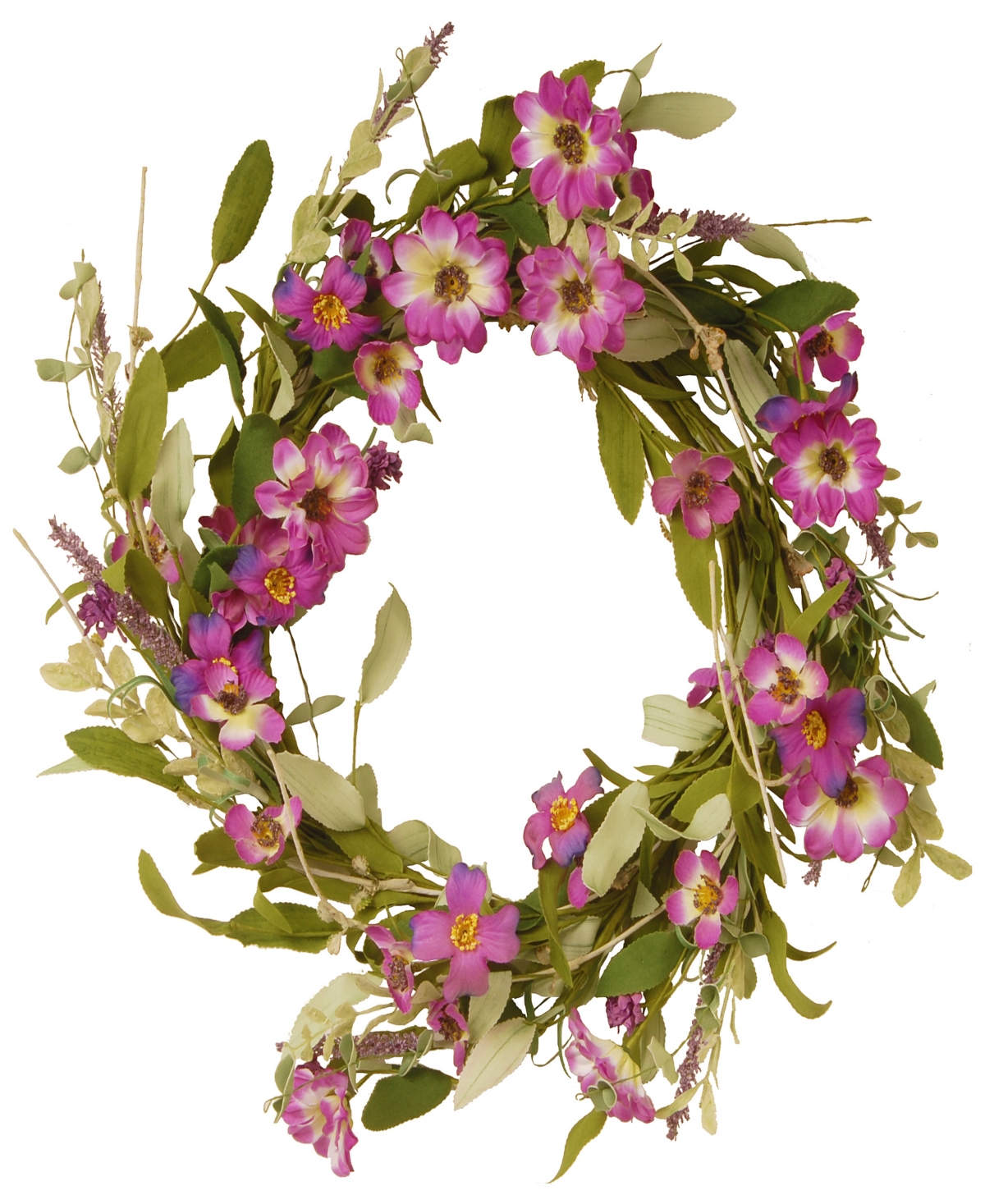 Shop National Tree Company 20 Garden Accents Purple Daisy Wreath