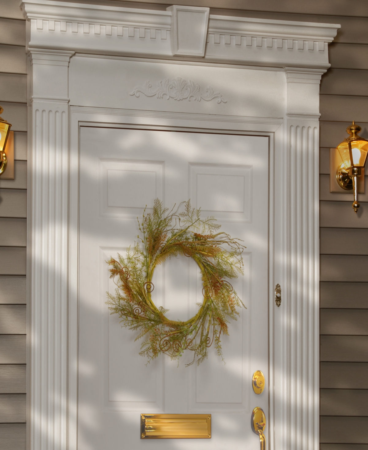 National Tree Company 22 Fern Wreath In Green