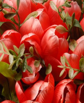 20 Planter with Pink Tulips