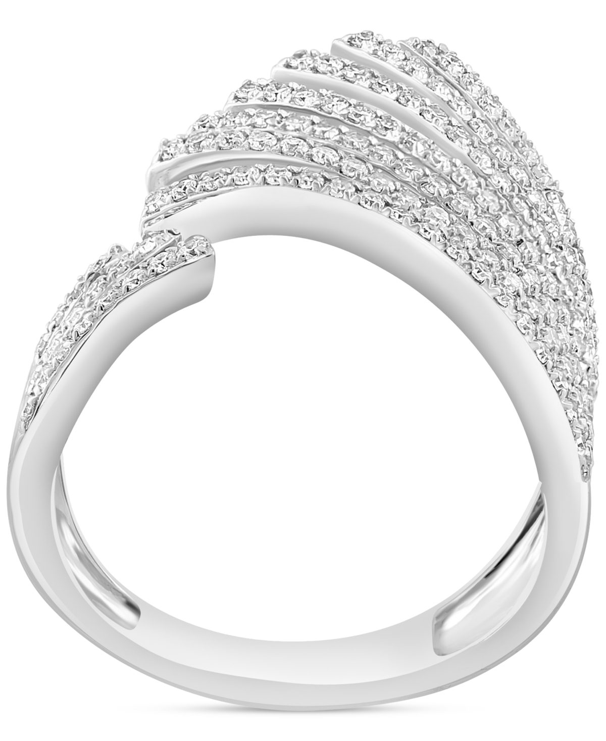 EFFY COLLECTION EFFY DIAMOND FAN STYLE BYPASS RING (5/8 CT. T.W.) IN 14K WHITE GOLD 