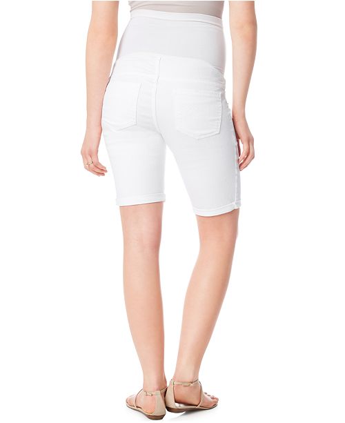 Motherhood Maternity Secret Fit Belly® Twill Bermuda Shorts & Reviews