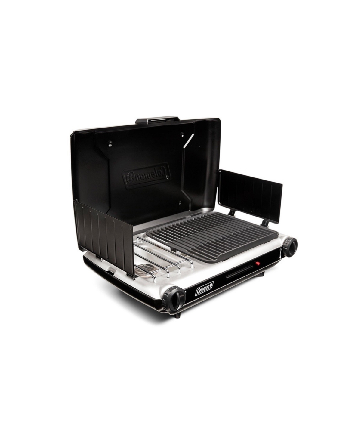 Classic 2-in-1 Camping Grill/Stove - Black