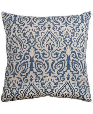 Damask Polyester Filled Decorative Pillow, 22" x 22"