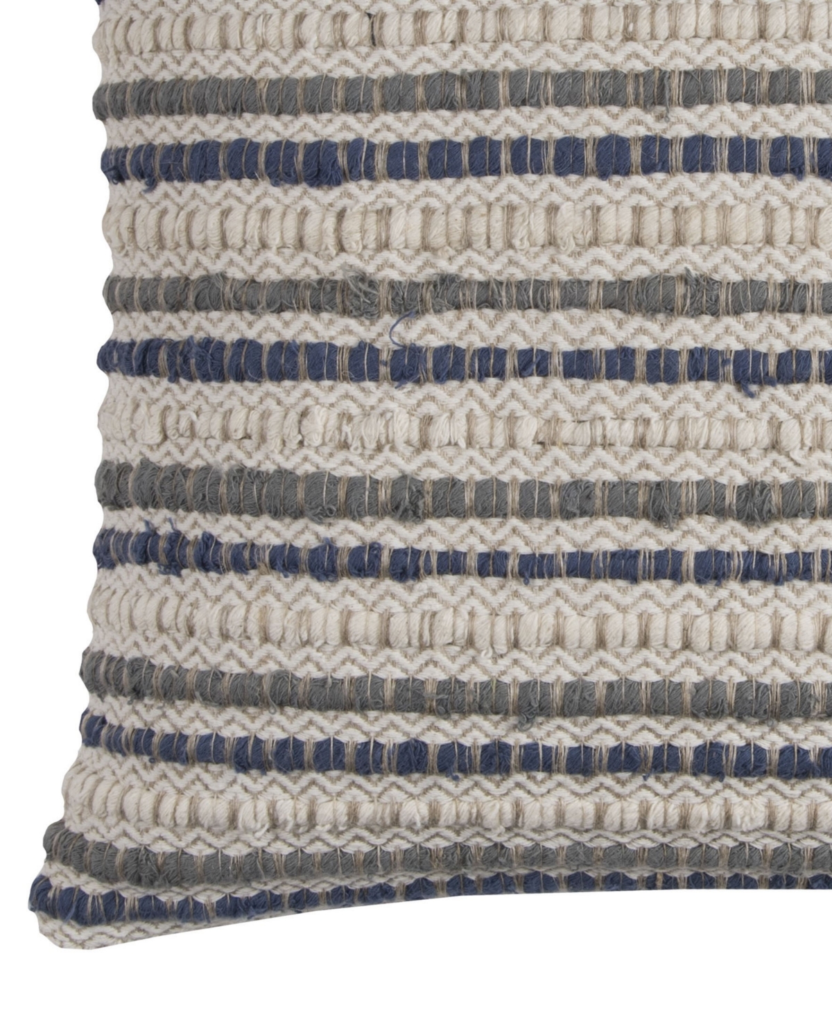 Rizzy Home Striped Polyester Filled Decorative Pillow,