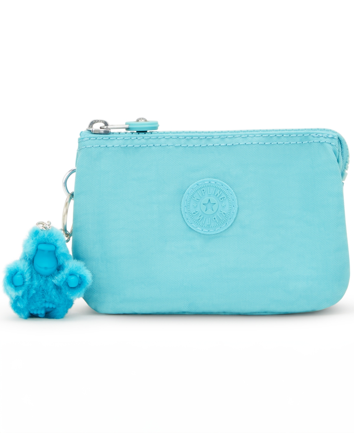 Kipling Creativity Small Pouch With Keychain In Blue Bleu 2