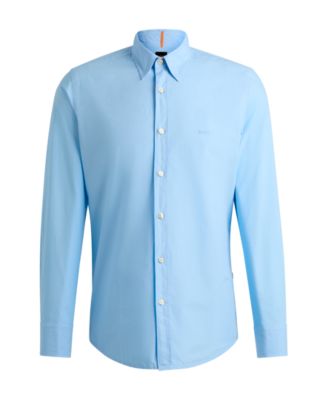Men's Kent Collar Regular-Fit Dress Shirt