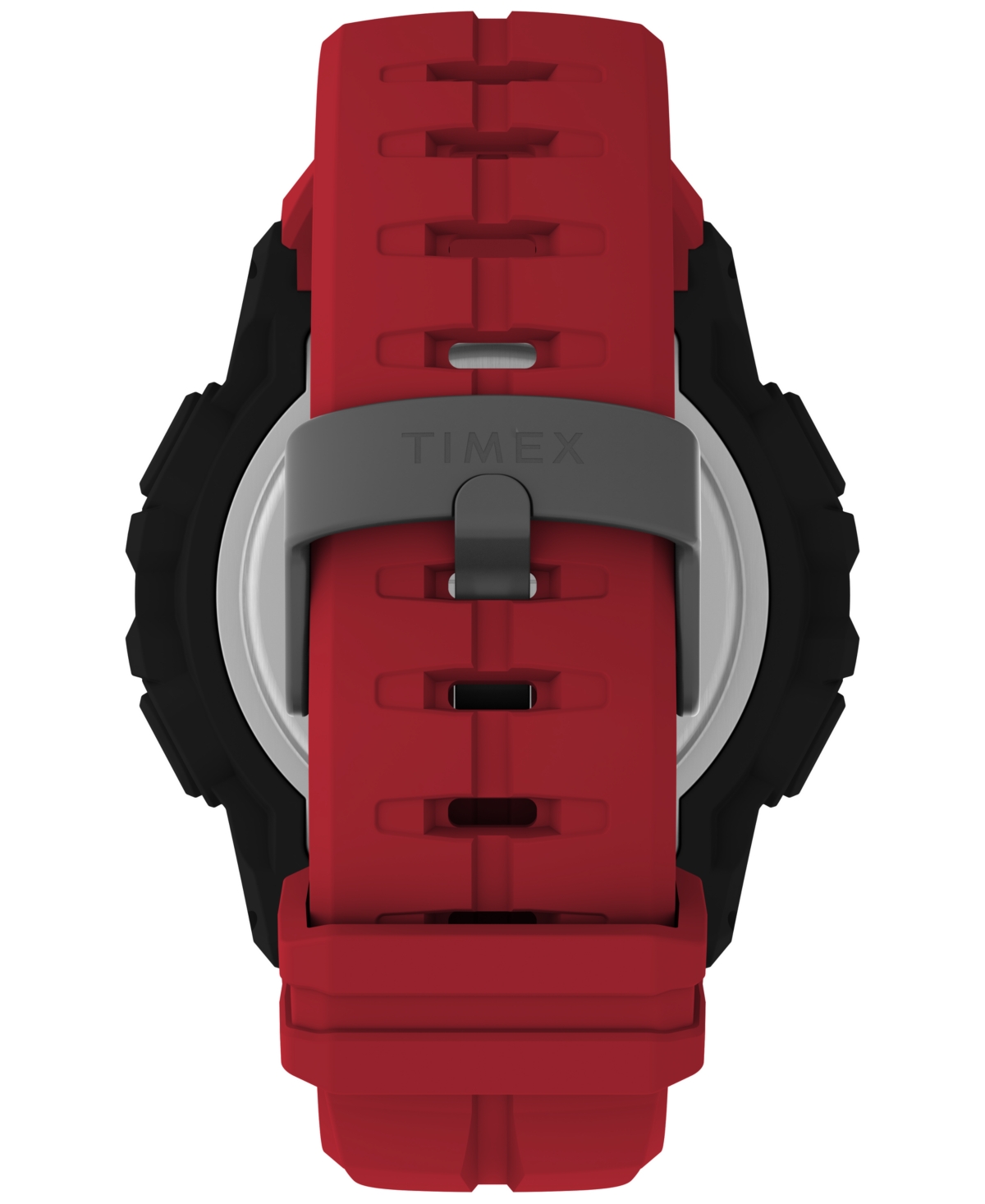 Shop Timex Men's Ufc Rush Digital Red Polyurethane Strap 52mm Round Watch