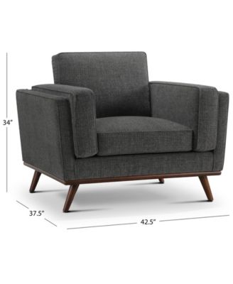 Venice 42" Modern Fabric Chair