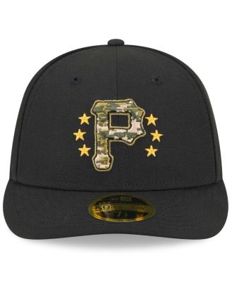 Men's Black Pittsburgh Pirates 2024 Armed Forces Day Low Profile 59FIFTY Fitted Hat