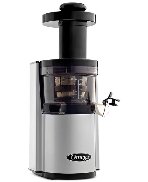 Omega Vsj843rs Ultra Low Speed Masticating Hd Juicer With Juice Tap Reviews Small Appliances Kitchen Macy S