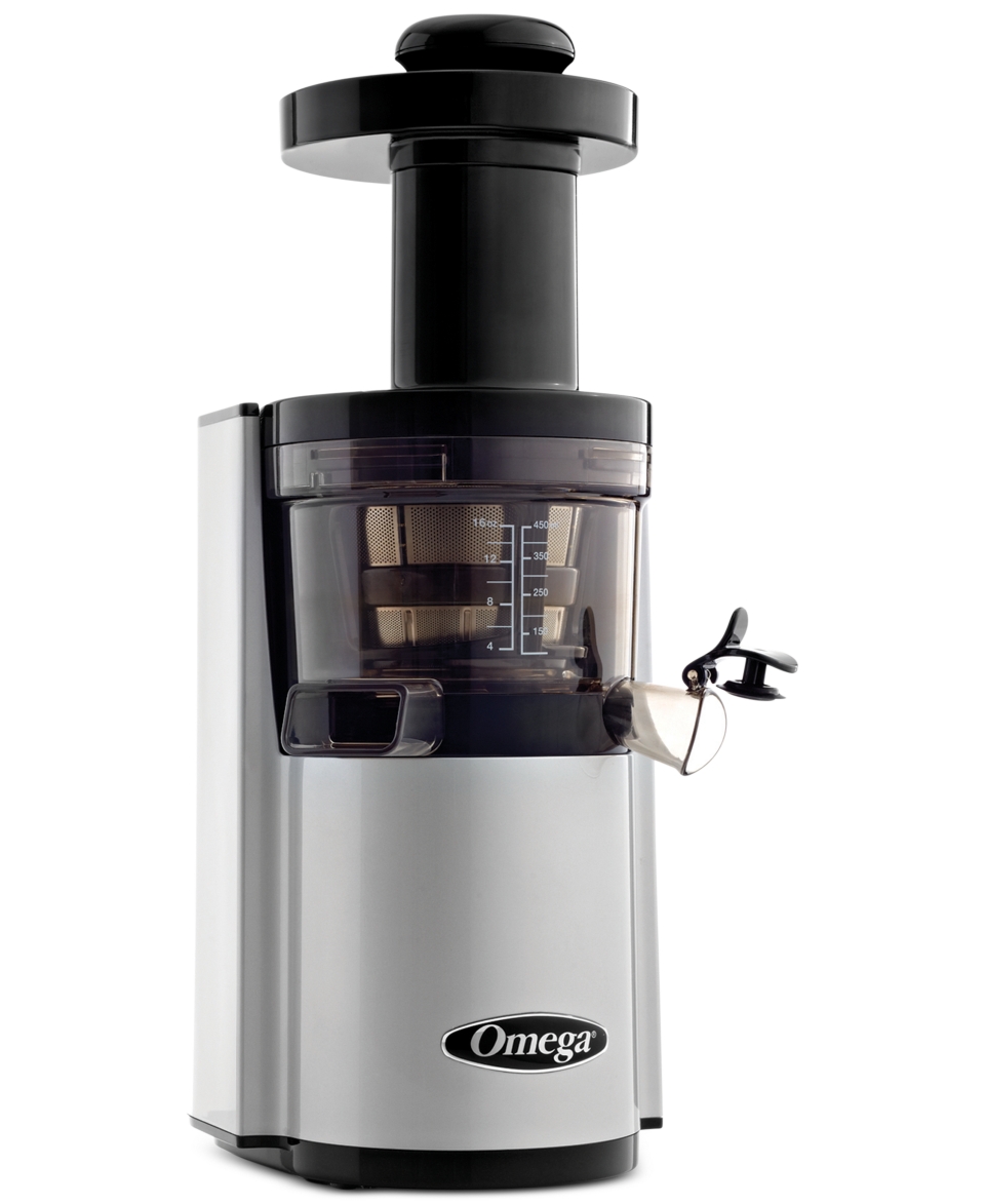 Omega VSJ843RS Ultra Low Speed Masticating HD Juicer with Juice Tap