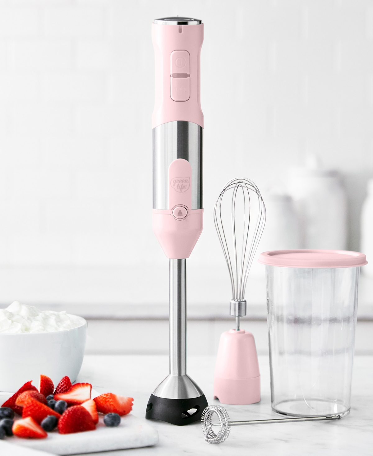 Shop Greenlife Electric Variable Speed Hand Blender In Pink